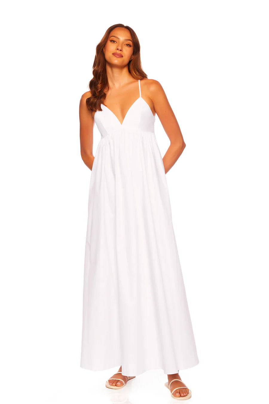 Susana Monaco Poplin Maxi Dress